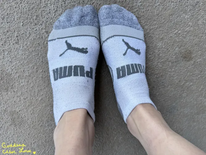 tiny puma socks.