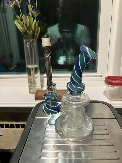 Titanium Helix + Vaphit Silver Collar