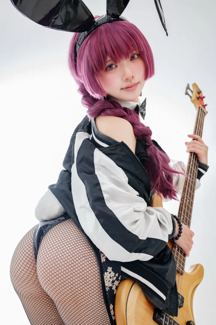 @TKWcos Bocchi the Rock Kikuri Hiroi Bunny Girl Cosplay