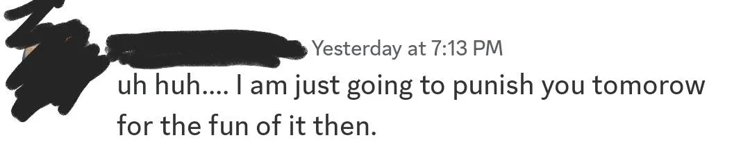 To be (punished) or not to be (punished)