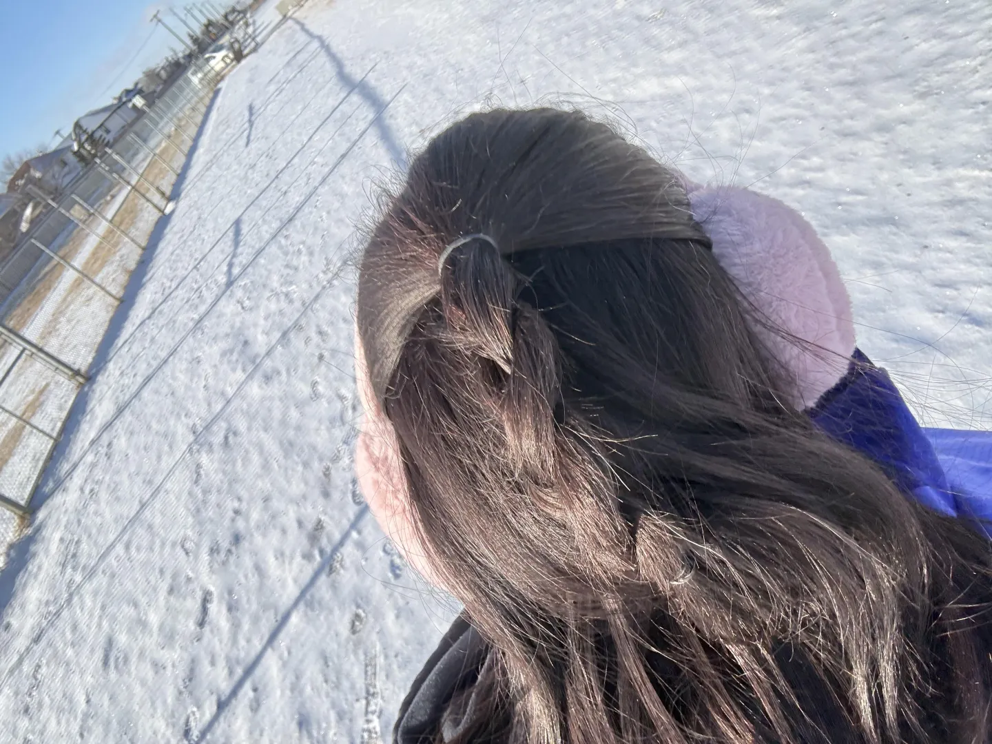 Today’s style is a simple little braid