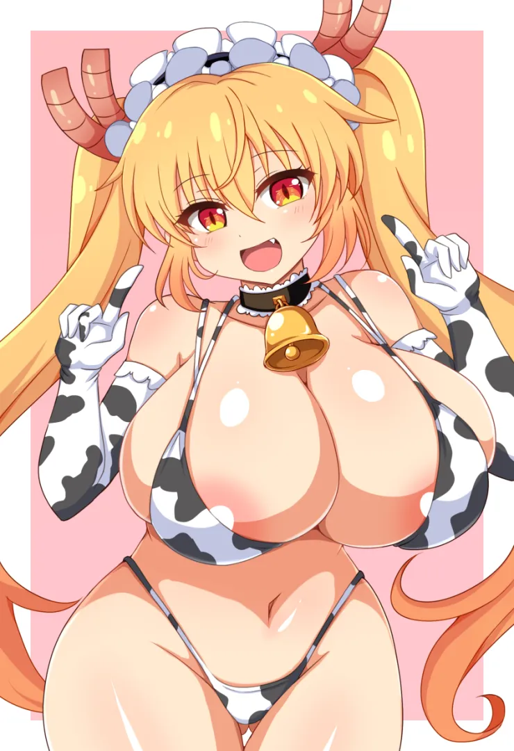 Tohru in cow suit (afuro)
