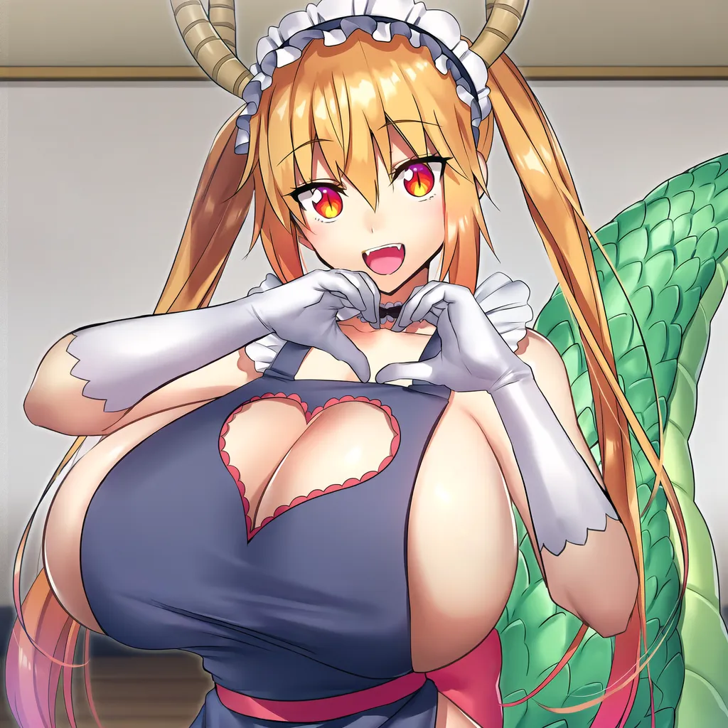 Tohru naked apron