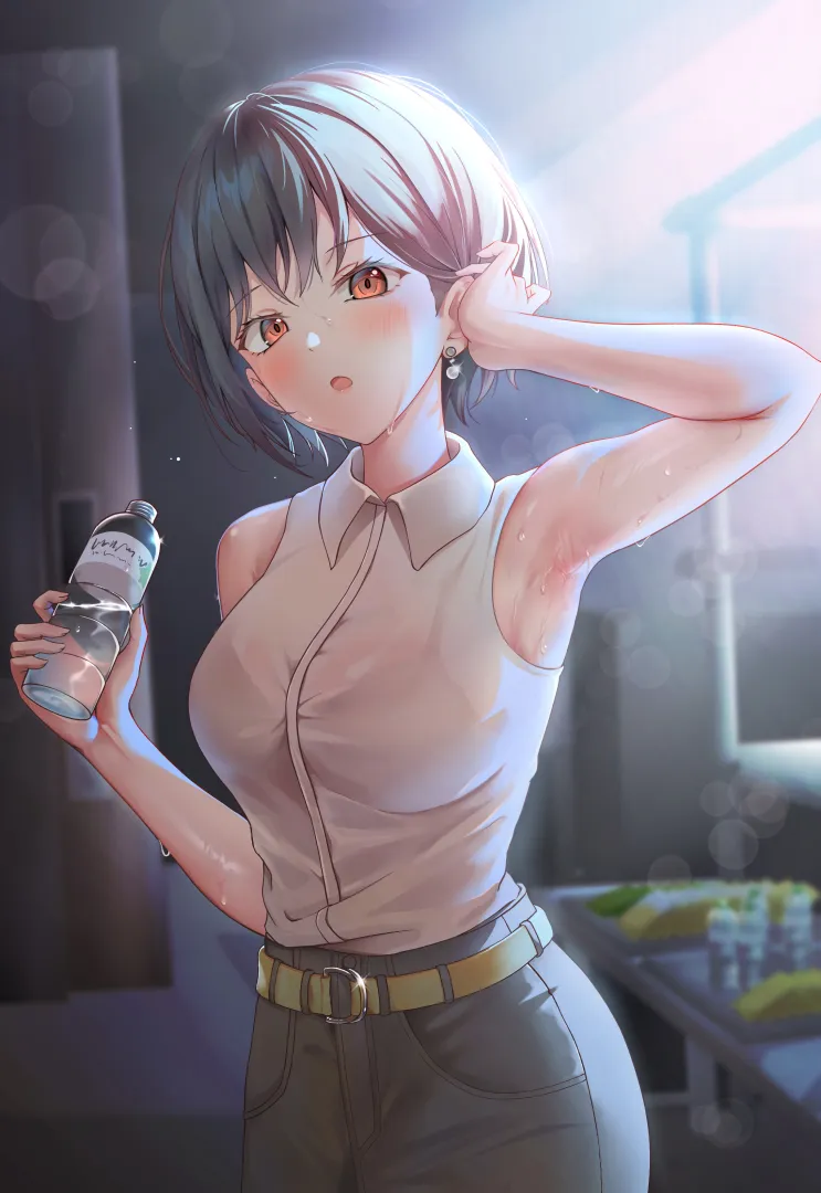 Tomori after a show [BanG Dream!] (FG)