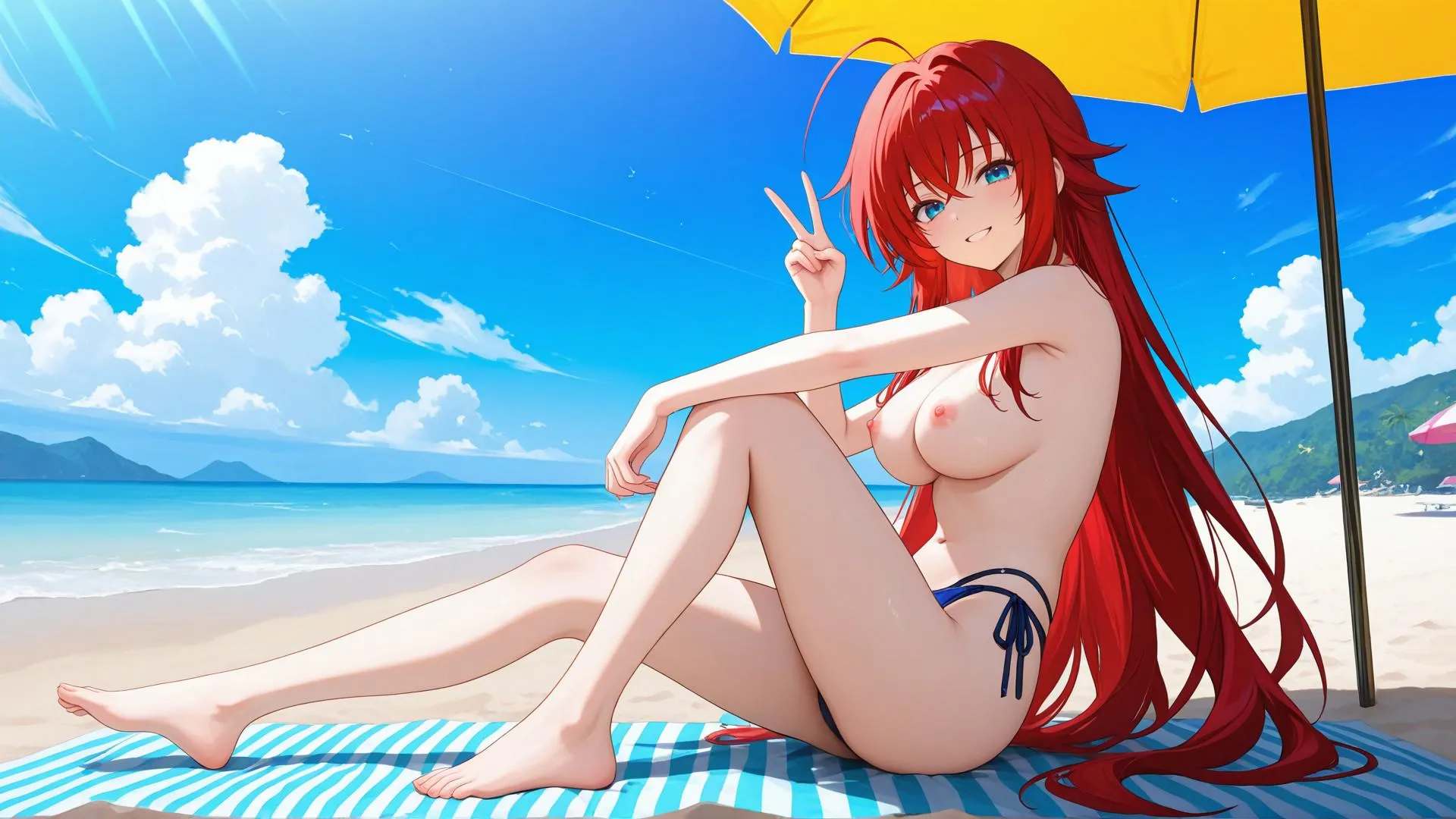 Topless Beach Modelling