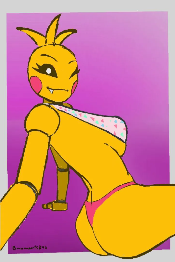 Toy Chica / Megan Fox pose by me