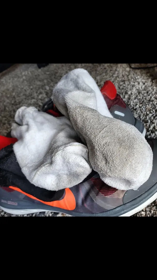 Trashed and sweat stained