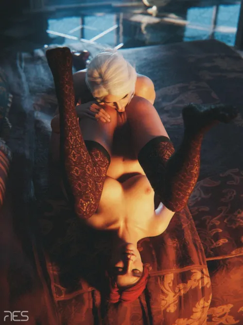 Triss Happy Because of Ciri (Res)