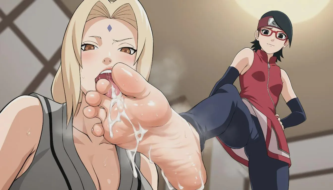 Tsunade et sarada (naruto)