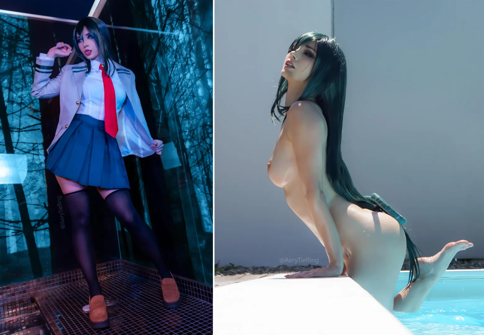 Tsuyu from My Hero Academia by Aery Tiefling [OC]