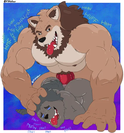 Two dogs having a good time (By Me | @FullUpRear)