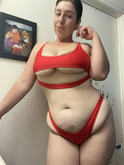 Two piece for the pool today