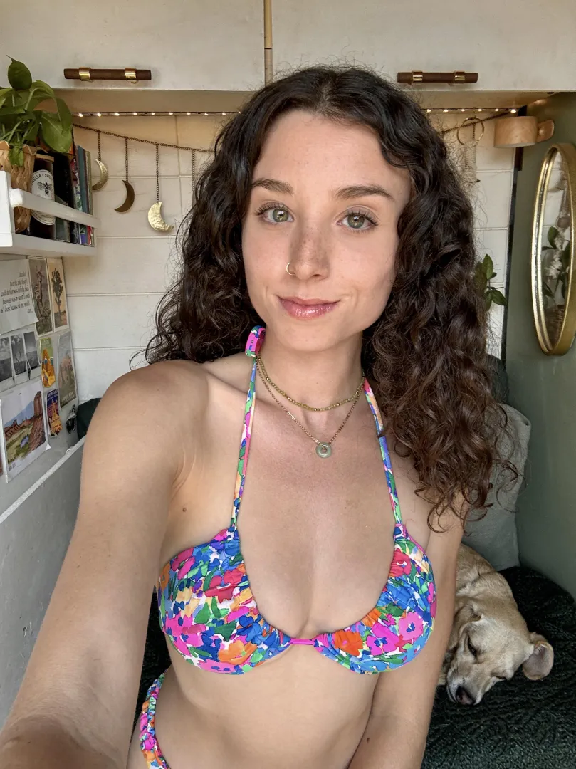 two sleepy girls powered by plants