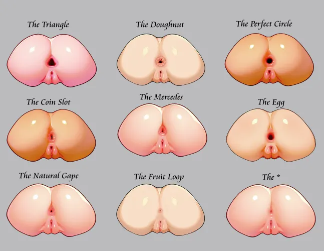 Types of a-holes (AkaomeNanashi)