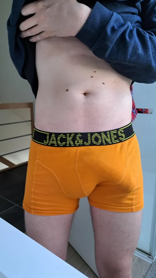 Unapologetically hung at my dorm