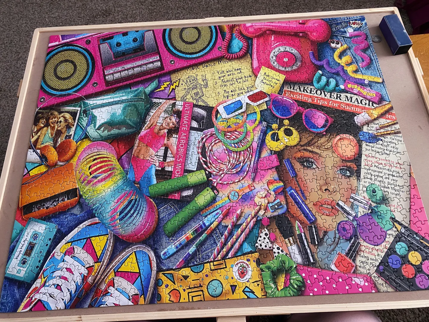 update on my puzzle: finished all by myself!!