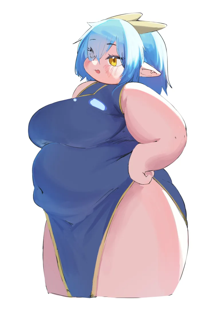 Upset chubby girl (nantekottai25)