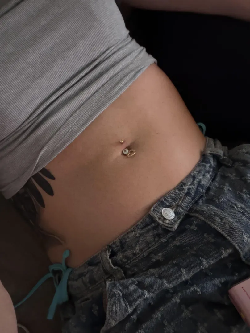 Use your tongue to play with my piercing