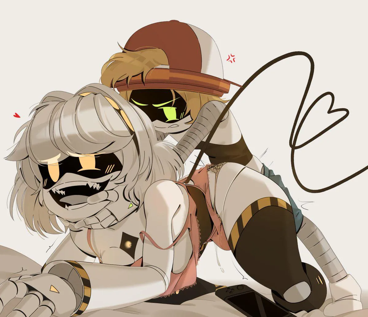 V likes teasing Thad (by Monsterdude15 on Twitter/X)