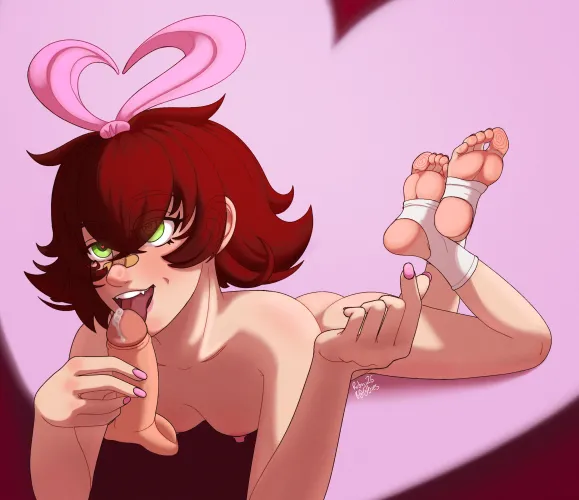 Valentine's Day with Ruby (Sona OC, Own Art)