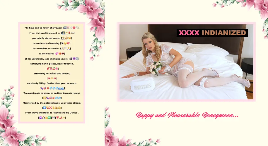 Valentines White Wedding, Ravishing Honeymoon...