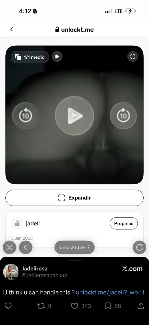Video de Jadeli Rosa cogiendo