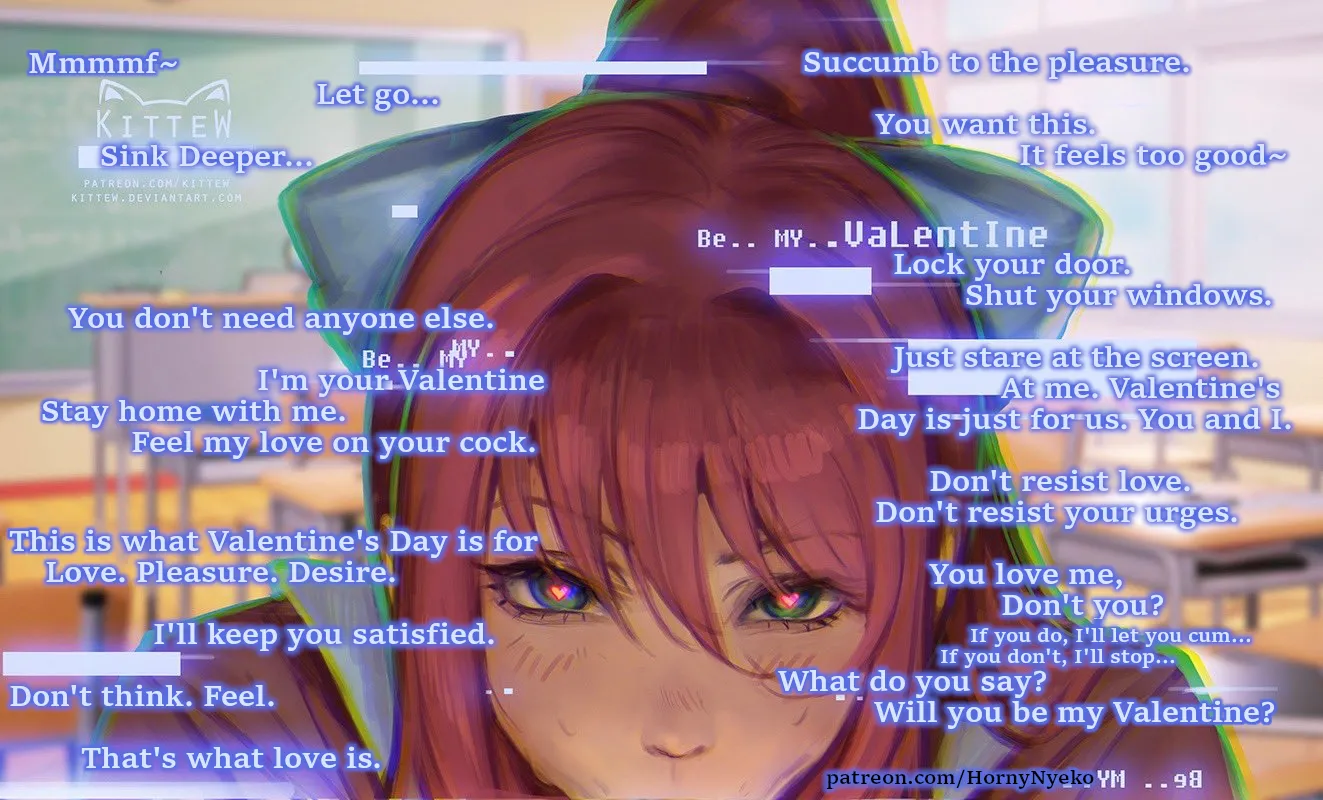 Virtual Valentine's Love [Valentine's Day] [Yandere] [Blowjob]