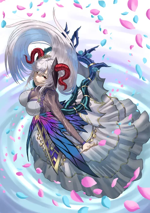 Vote for Freyja CyL10 campaign Day 5: Freyja from Fire Emblem Heroes in Yuzuke Kozaki style (commission by @peacefulandflat)