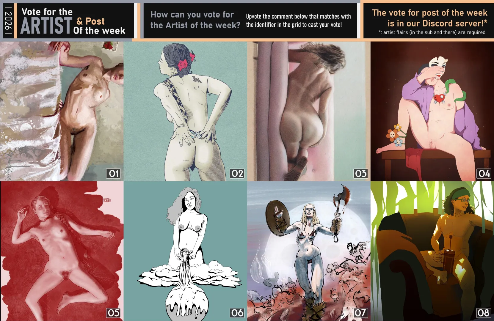 ¡¡Vote for the Artwork & Post of the week!!