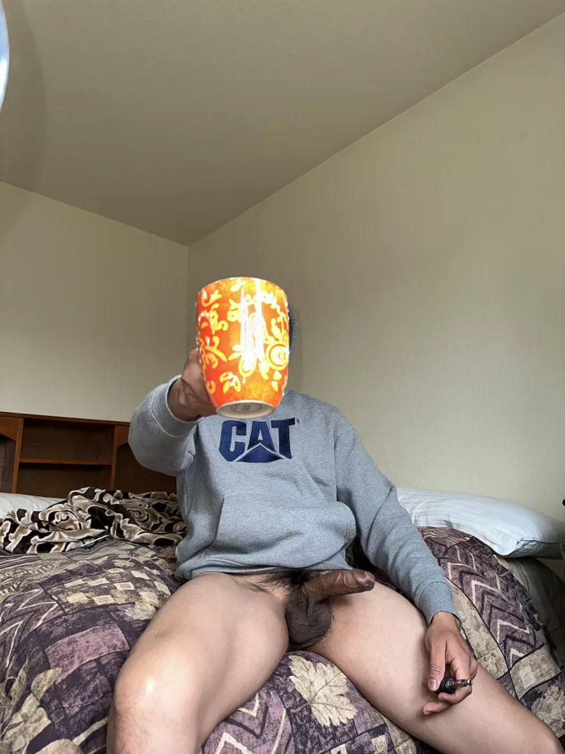 Waking and baking with some coffee this morning. 28 M Latino, Fresno area, M4F or couples, snap: o.xx60