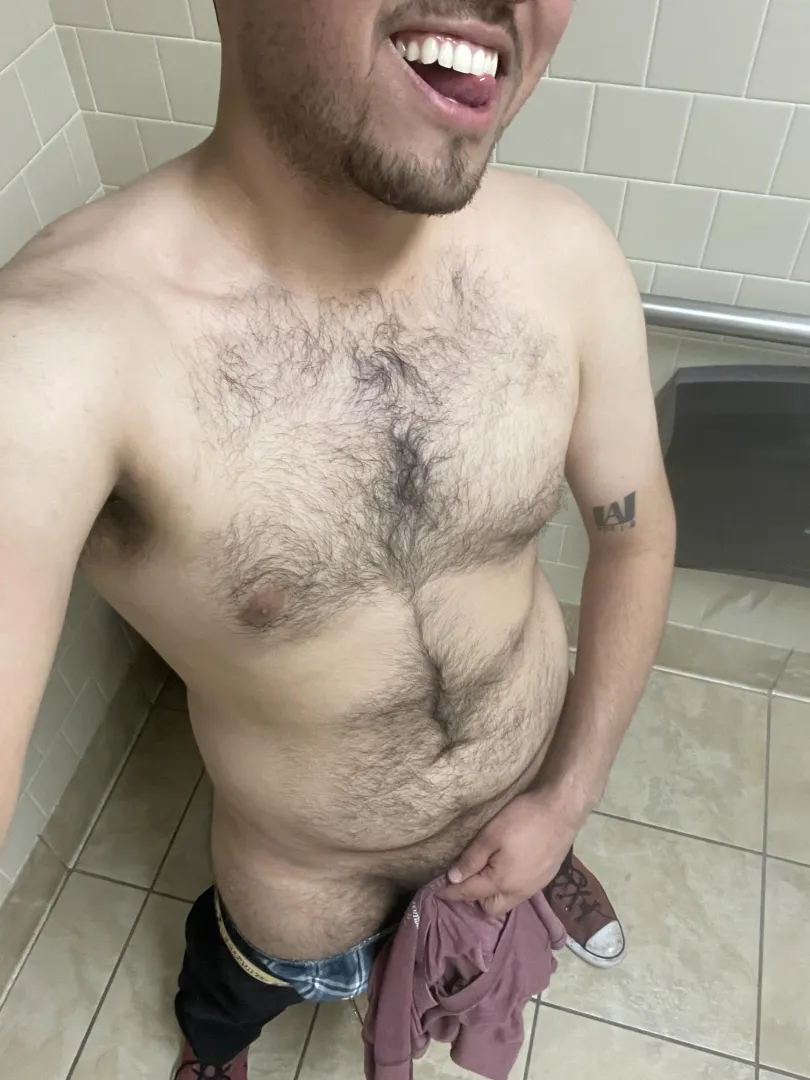 Was feeling frisky while out and about 