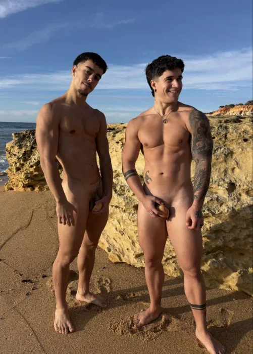 we had fun on the beach