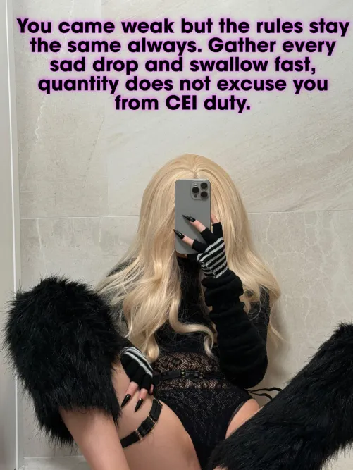 Weak Cum Doesn't Skip Cleanup