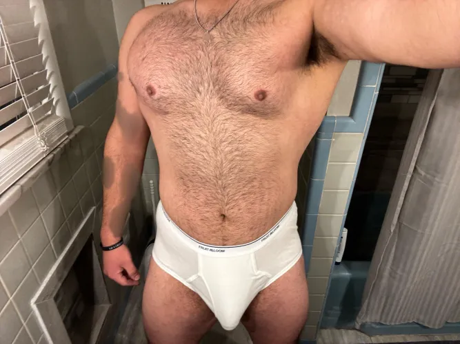 Wearing briefs to class this morning