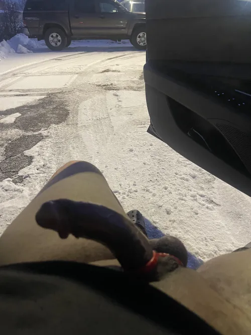 Wearing my cock rings today