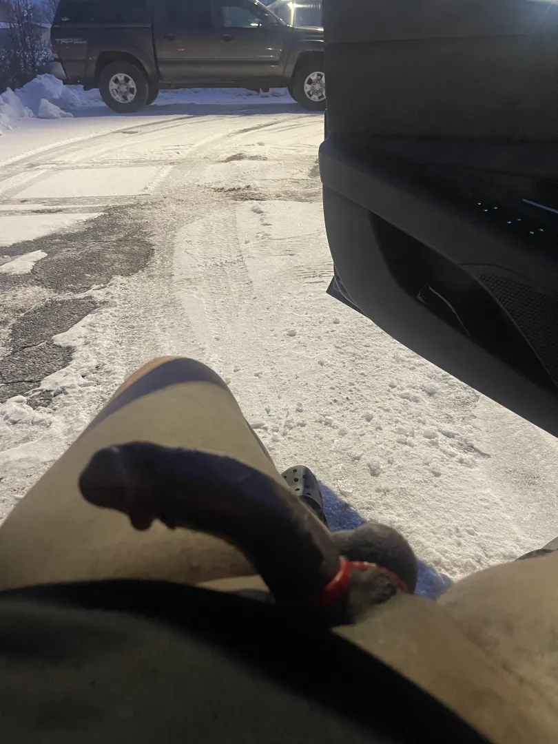 Wearing my cock rings today