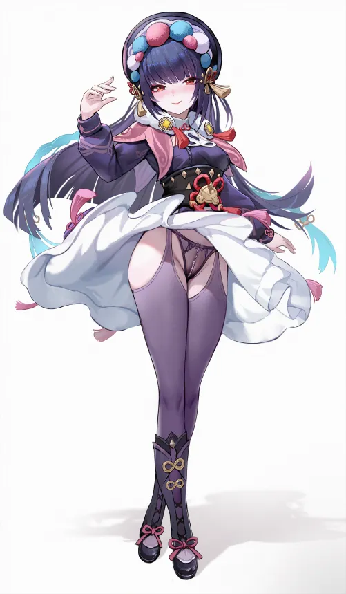 Wearing pearl panties 