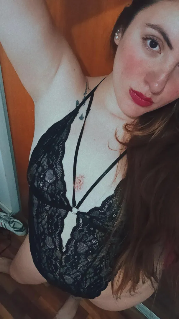 Wearing your favorite lingerie to tease you and make it impossible to resist