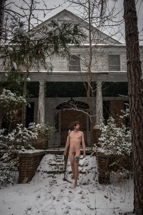 Well this was cold. Painful cold. But the abandoned house called for it