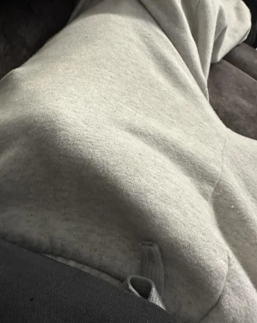 We’re watching a movie when my sweatpants looks at you like this, wyd?