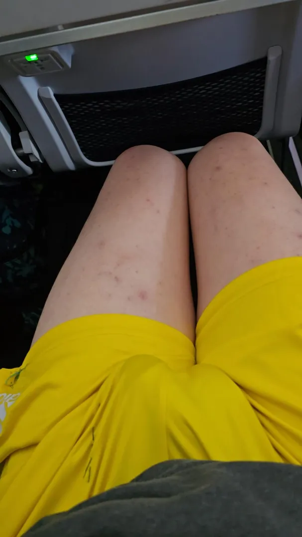What I wore on my flight home