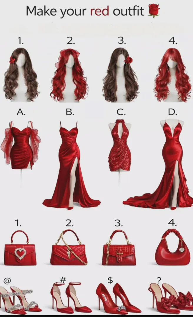 What's your Lady in Red outfit? ❤️
