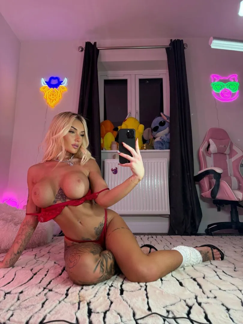 when are u finally gonna drop to ur knees and wrap those hungry lips around my tits