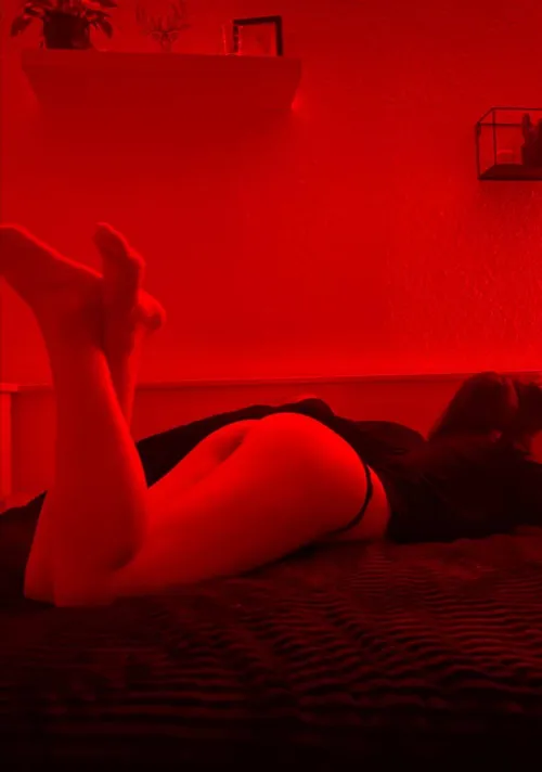 when I stay with a boy in a room, I end up like this...