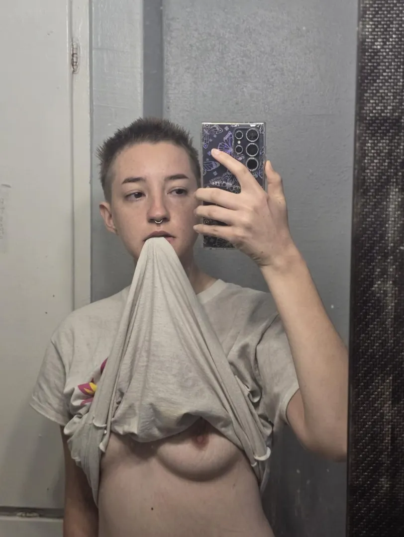 when my hair was shorter