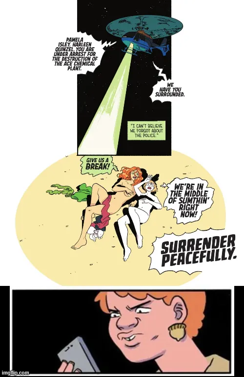 When police interrupts your fun time.