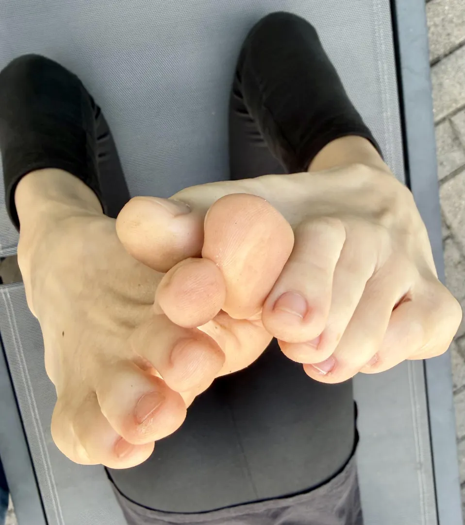 When your toes and feet have a personality of their own.