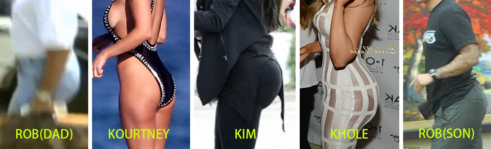 Which Kardashian has the best ass?