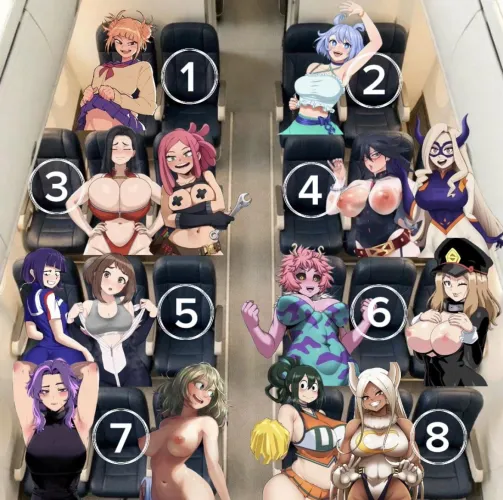 Which seat will you take for an 8 hour flight?