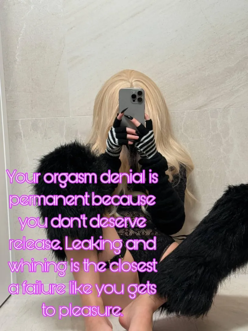 Whining while locked is your forever sex life